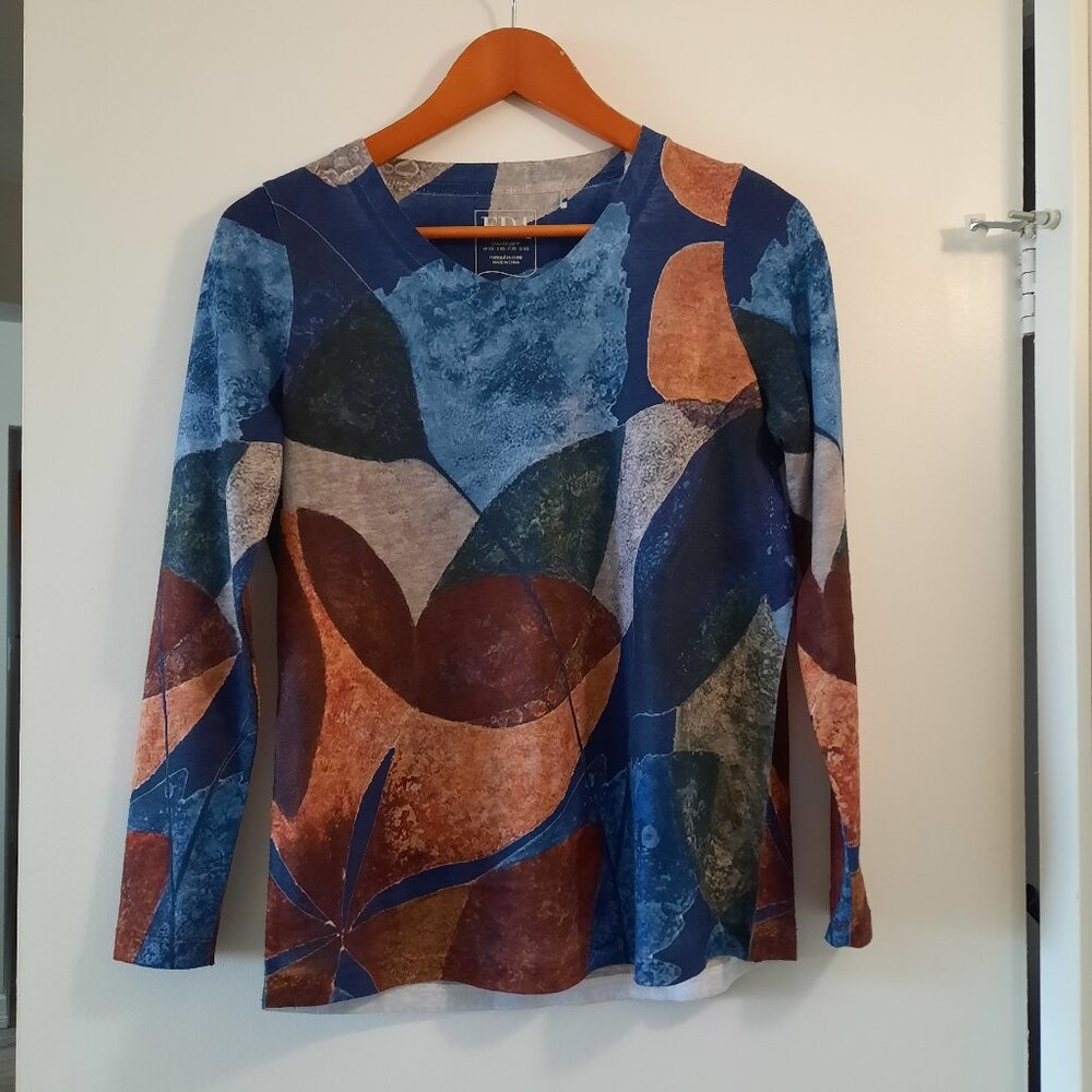FDJ Long-sleeve Knit Top, Size XS